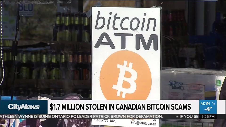 Business Report 1 7 Million Stolen In Bitcoin Scams In Canada This - 