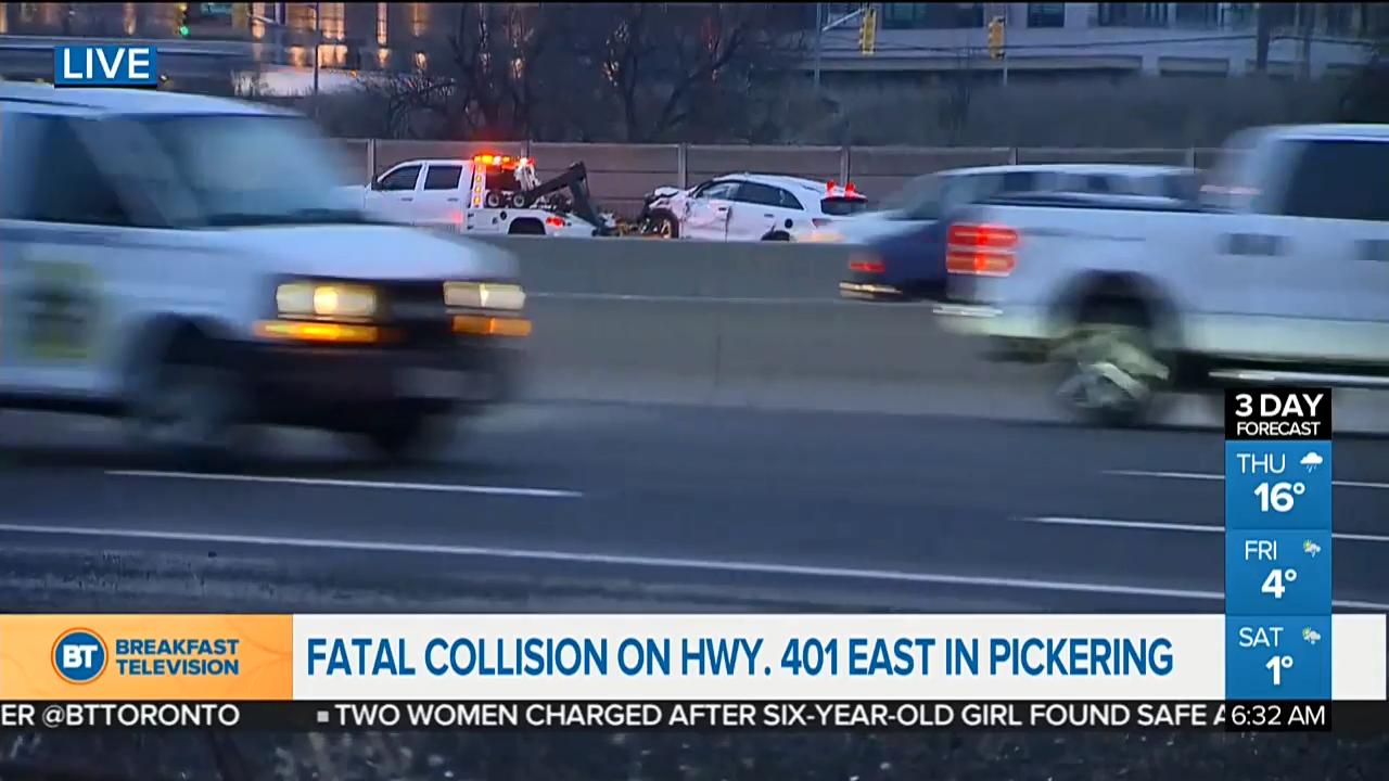 One Dead After Multi Vehicle Crash On Highway 401 In Pickering One Dead After Multi Vehicle Crash On Highway 401 In Pickering