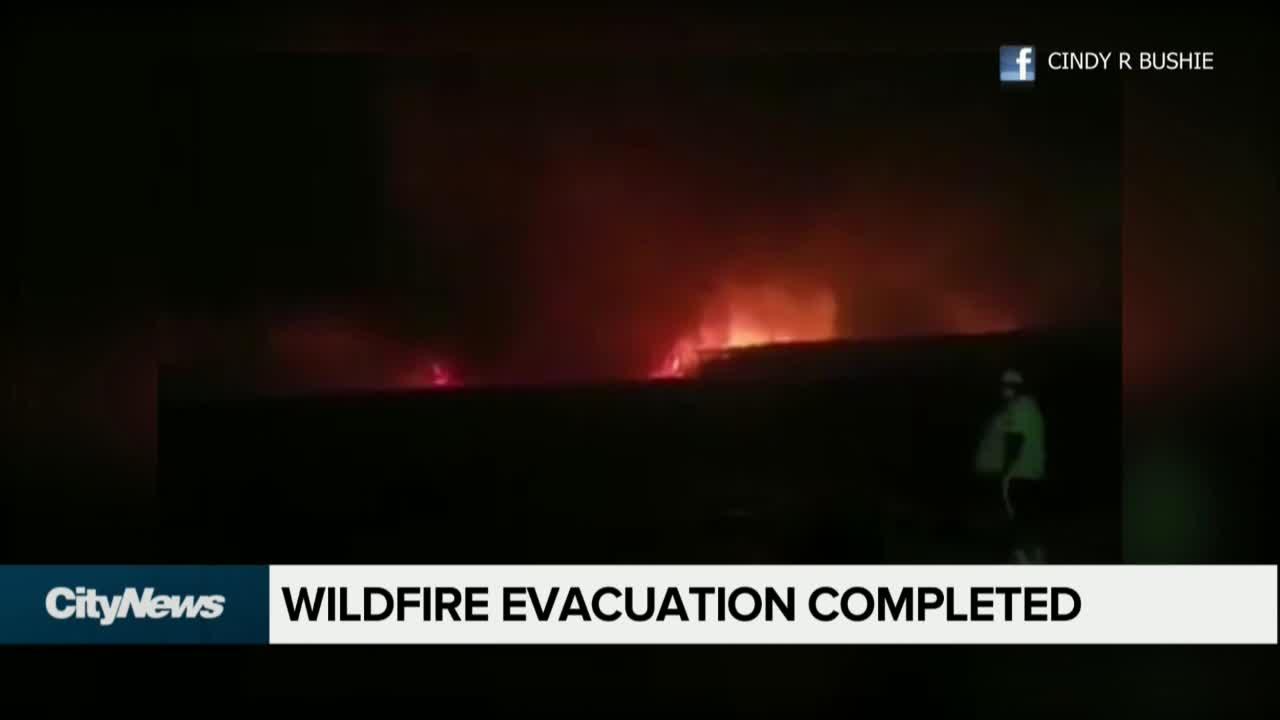 Wildfire Evacuation Completed Citynews Toronto