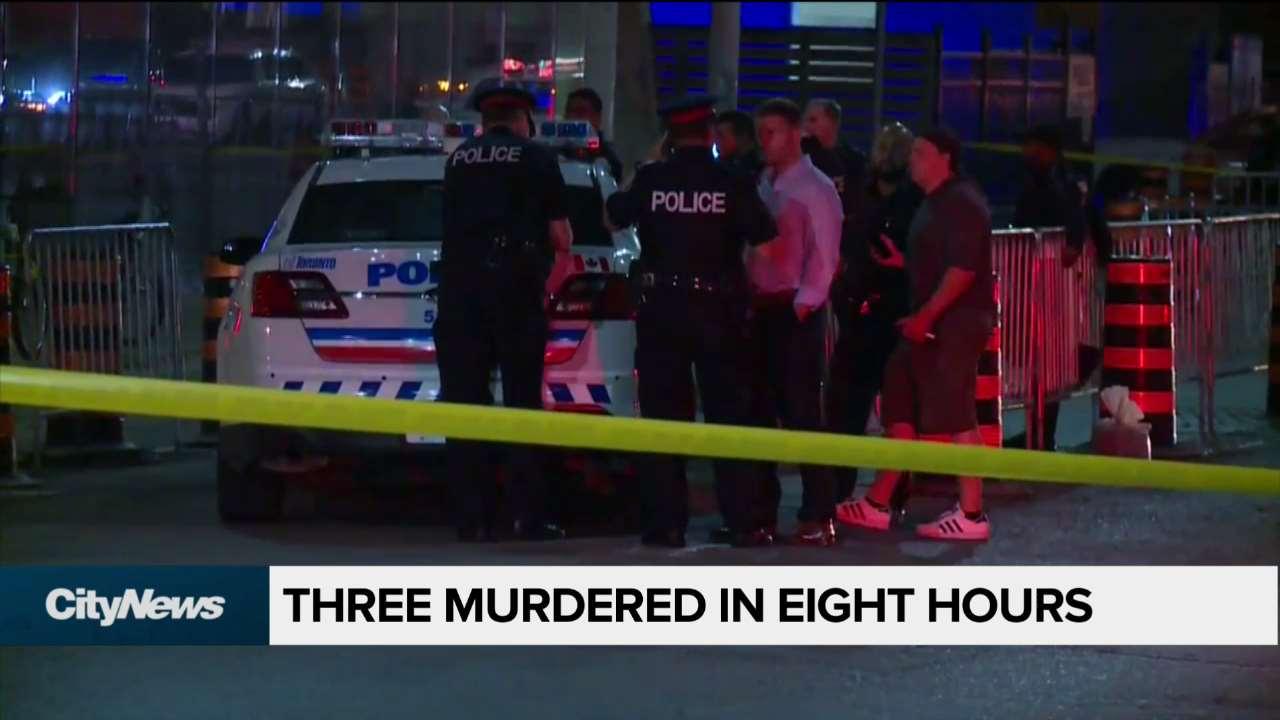 3 killed in shooting and separate stabbings over 8-hour period