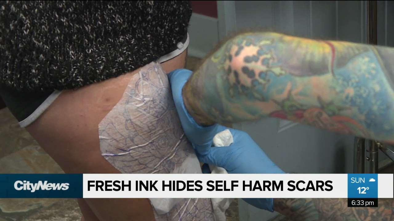 Calgary Tattoo Artist Gives Fresh Ink To Cover Cutting Scars
