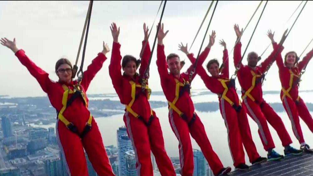 6 Take Oath Of Citizenship While Doing Cn Tower Edgewalk