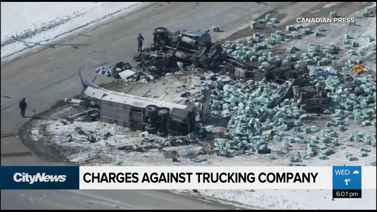 Charges against trucking company involved in Humboldt ...