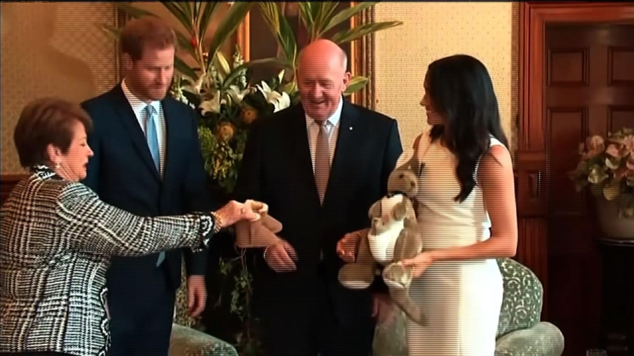 prince harry meghan get baby gifts in australia