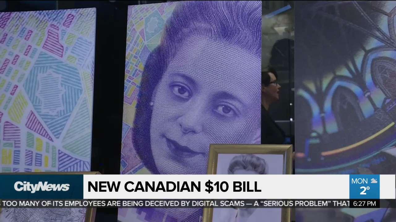 New $10 bill with civil rights advocate Viola Desmond launched