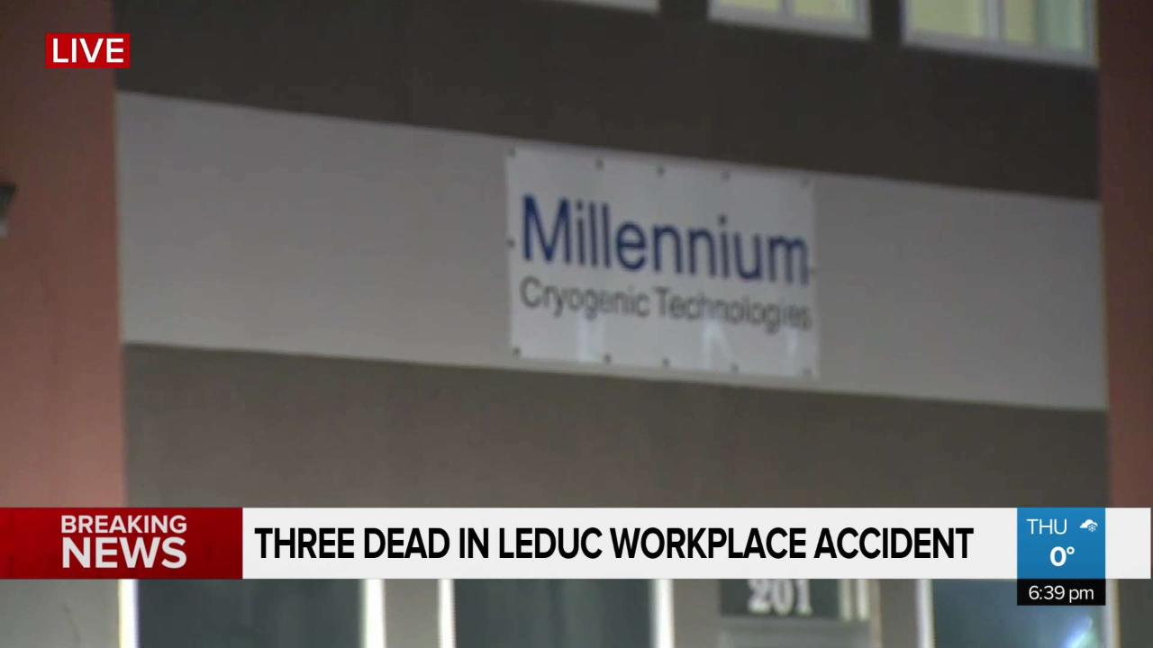 3 dead in workplace accident in Leduc