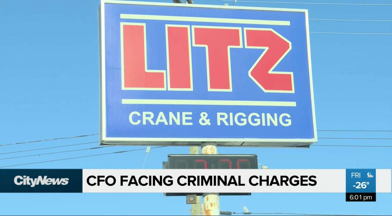 Former CFO facing criminal charges