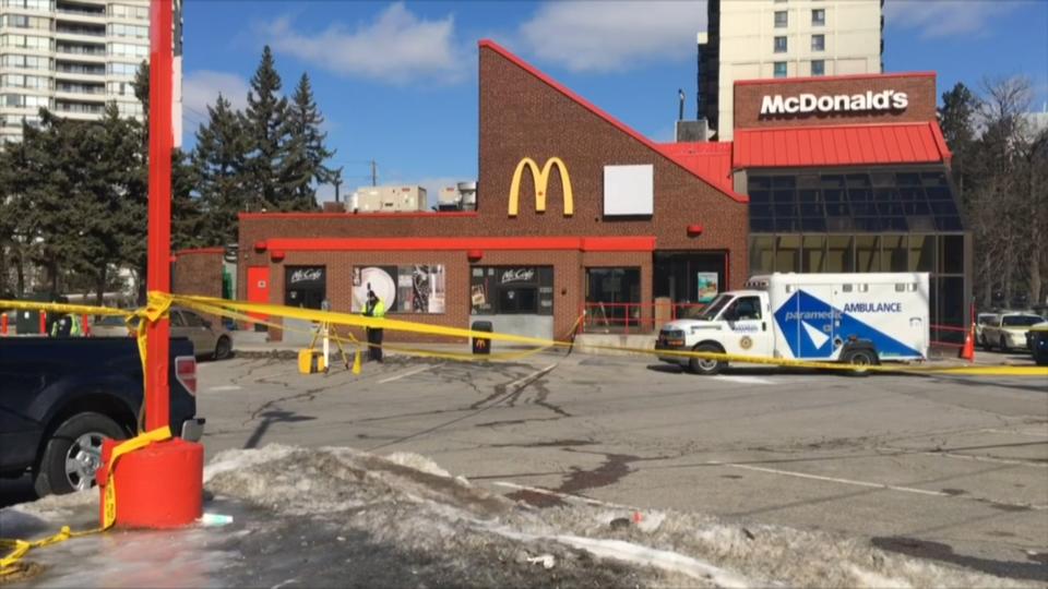 Man, 90, dies after being struck by truck in North York parking lot