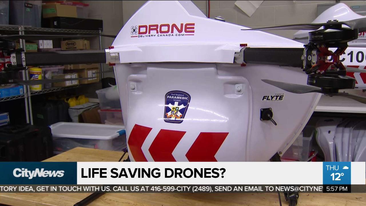 Using drones to help save lives