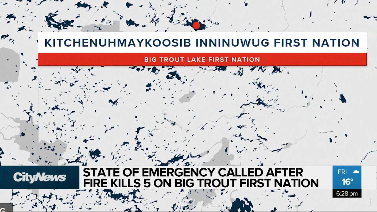 State of Emergency at big trout lake first nation