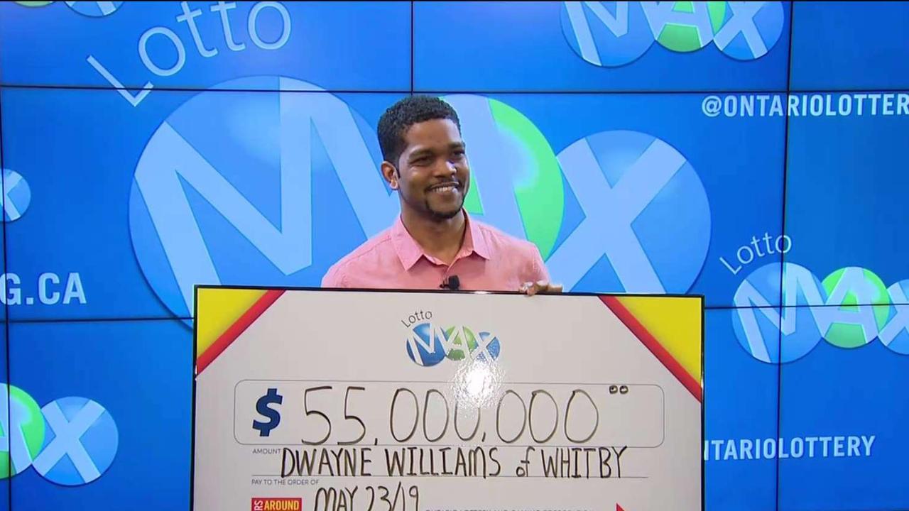 Whitby Man Wins 55m Lotto Max Jackpot