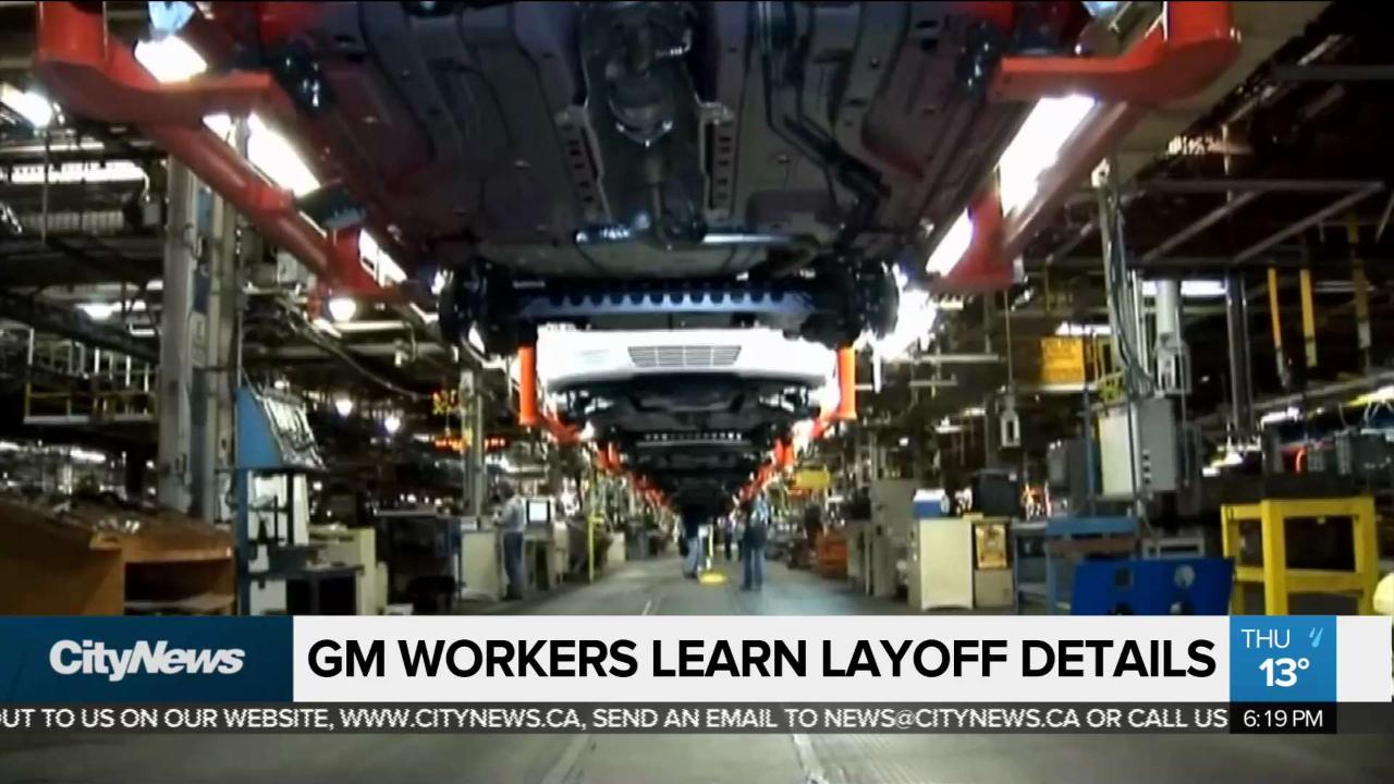 GM workers learn layoff details