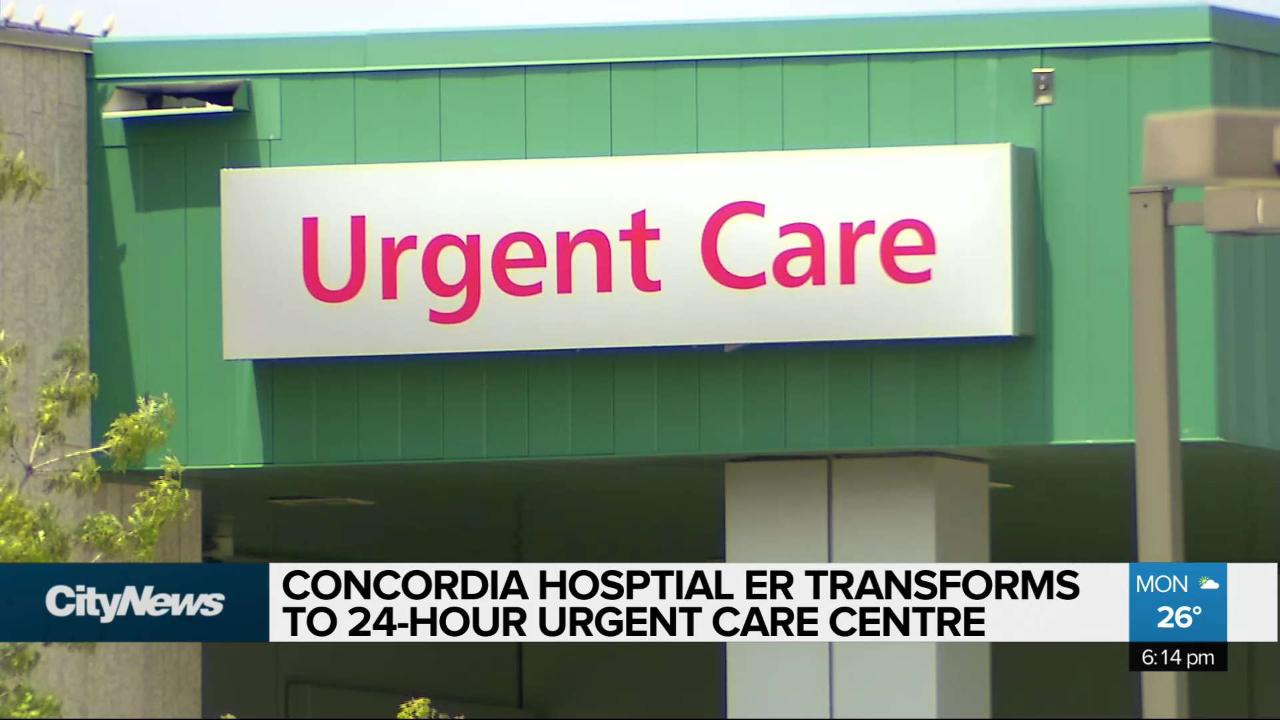 Concordia ER closes ahead of schedule