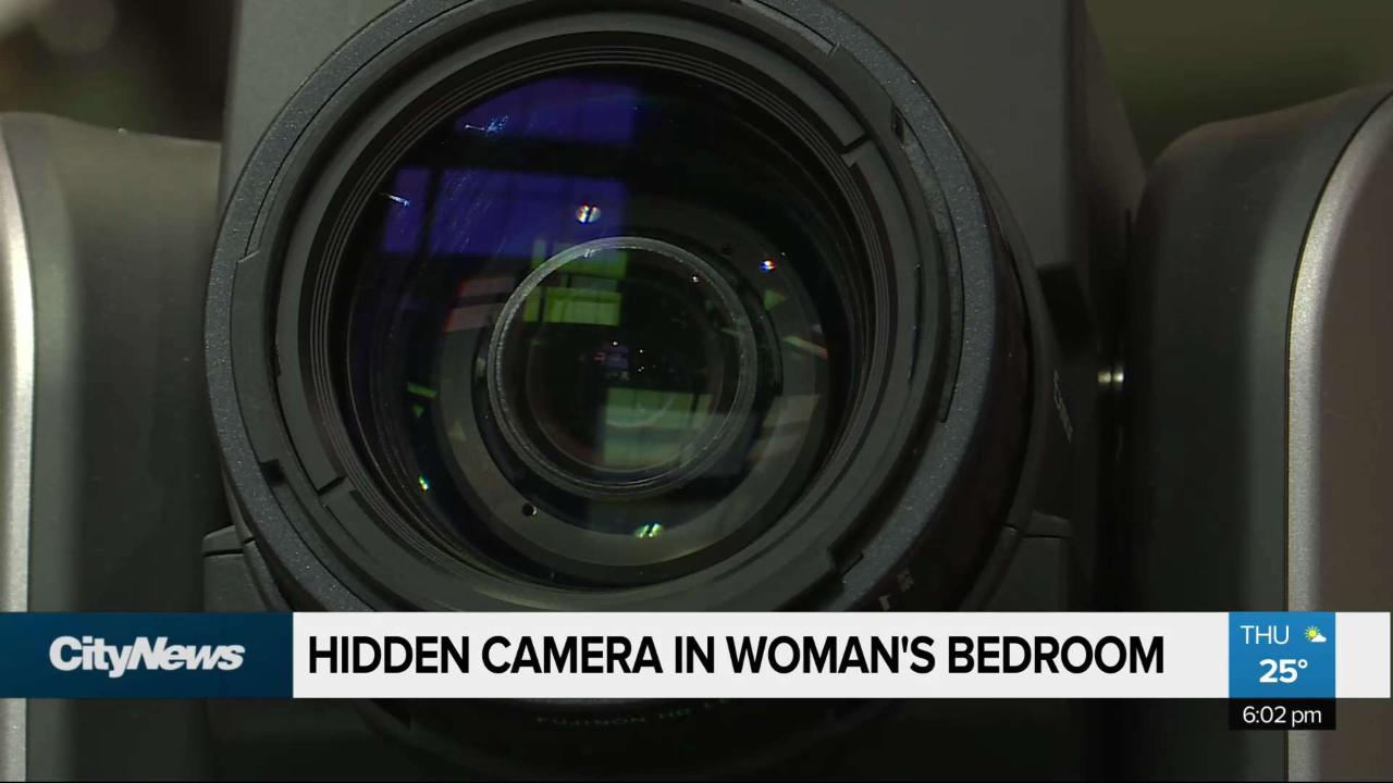 Camera hidden in woman’s bedroom