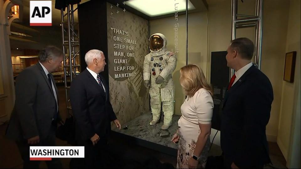 Neil Armstrong's Restored Apollo 11 Spacesuit Goes On Display ...