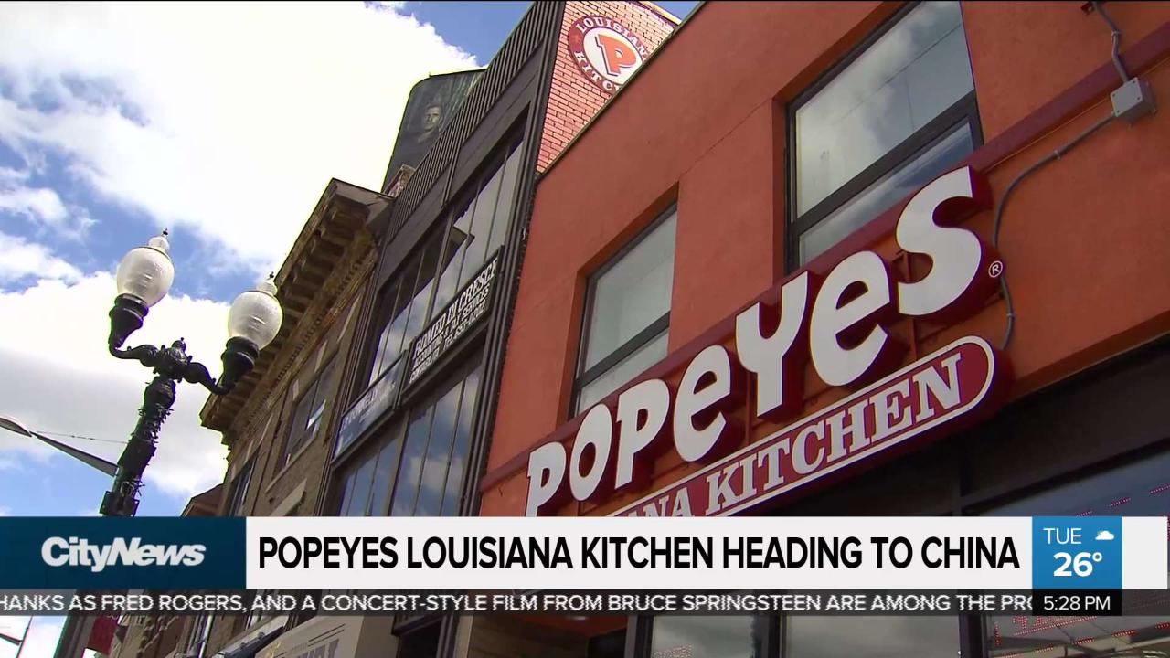 Popeyes Louisiana Kitchen Heading To China   593482582001 6063258826001 6063252595001 Vs 