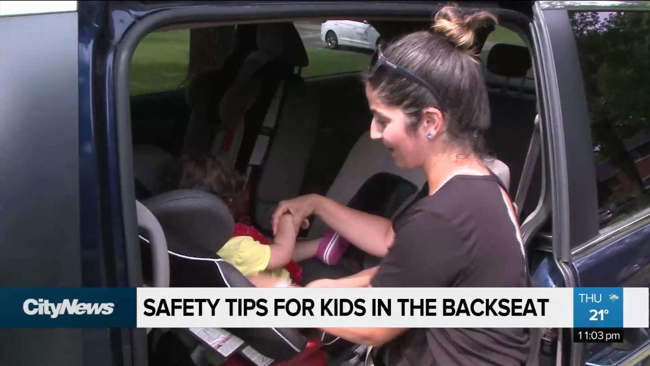 Montreal mom gives tips on summer car seat safety