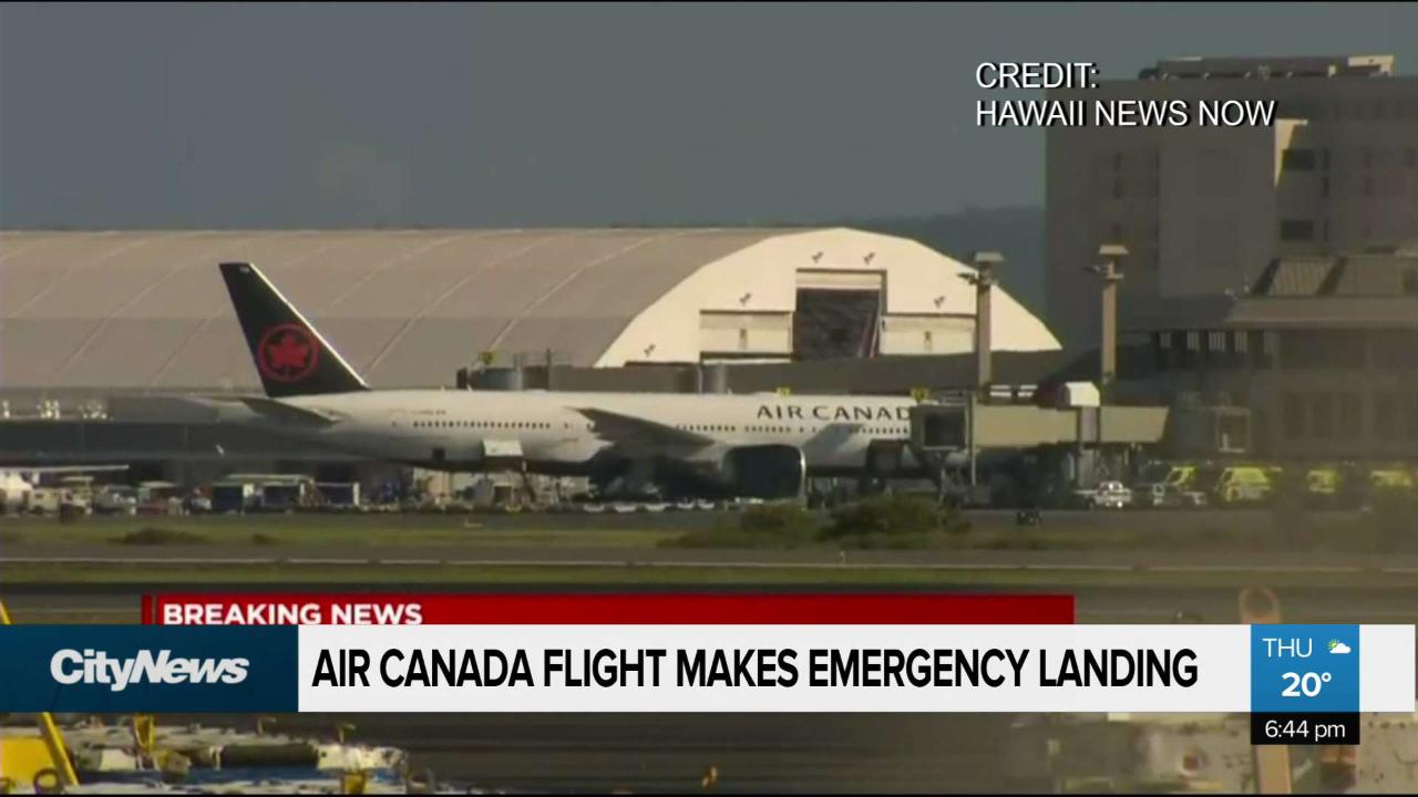 Air Canada flight makes emergency landing