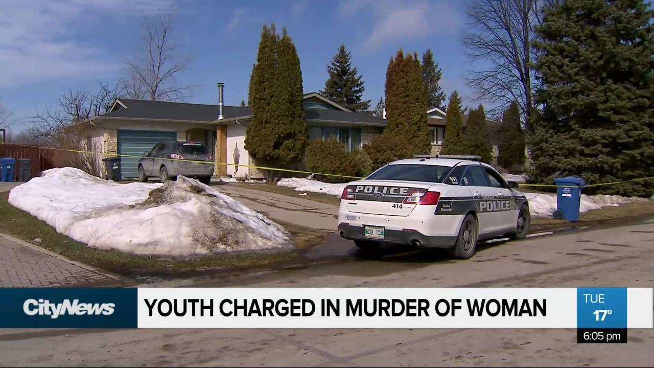 Youth charged in murder of woman