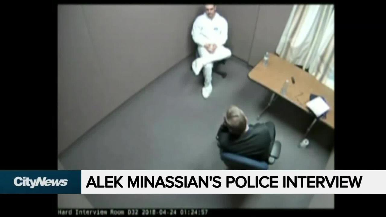 Accused van killer’s chilling police interview released