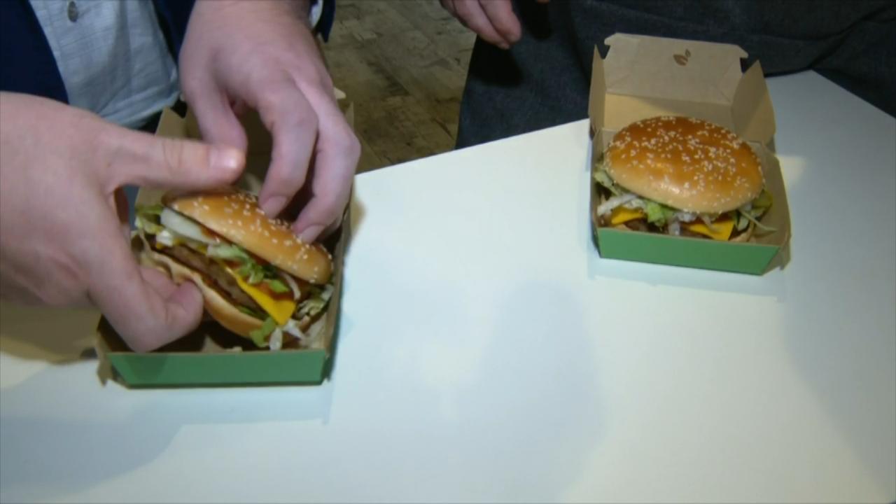 Taste testing the new McDonald's plantbased burger