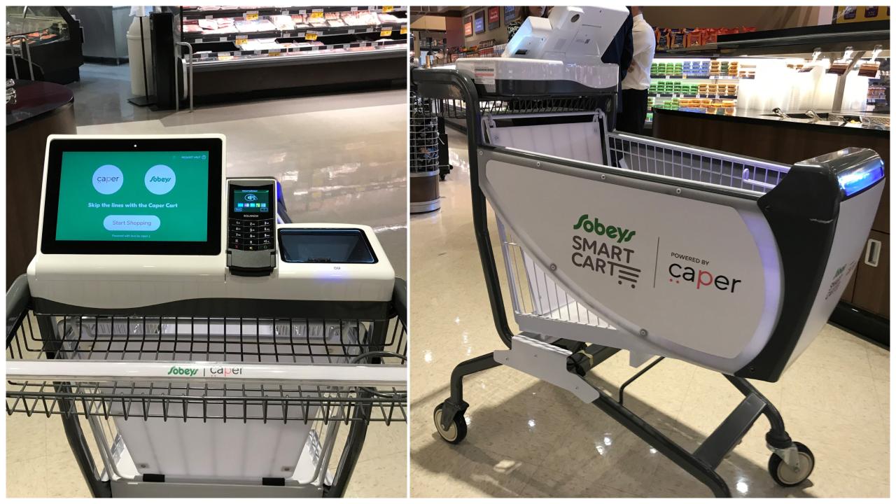 A self checkout on wheels: How Sobeys' new Smart Cart works