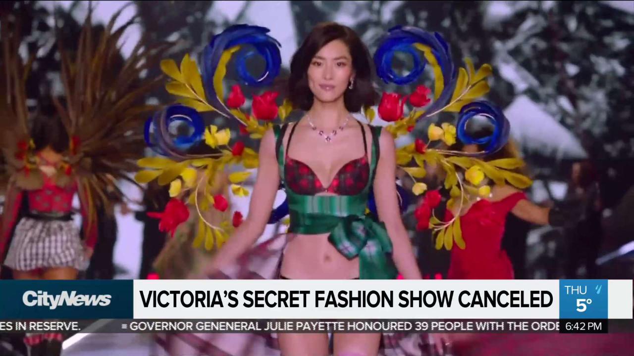 Victoria Secret fashion show cancelled