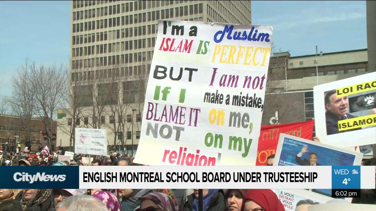 English Montreal School Board under trusteeship