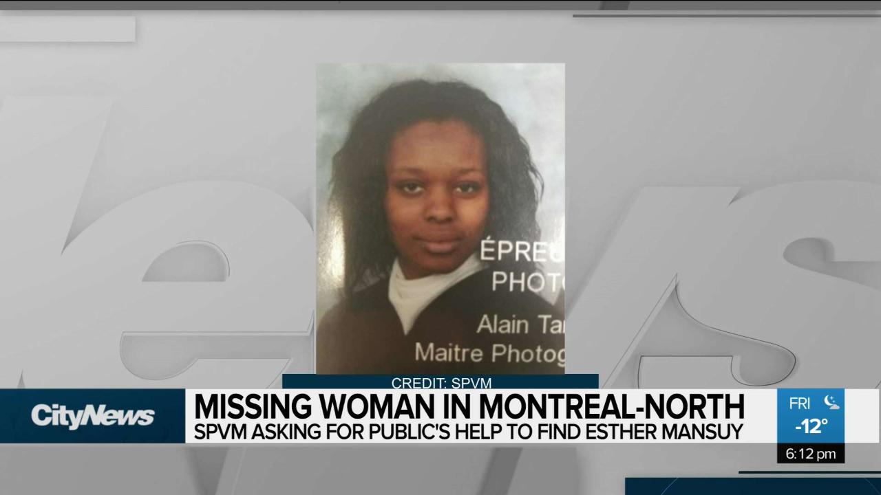 Missing woman in Montreal-North