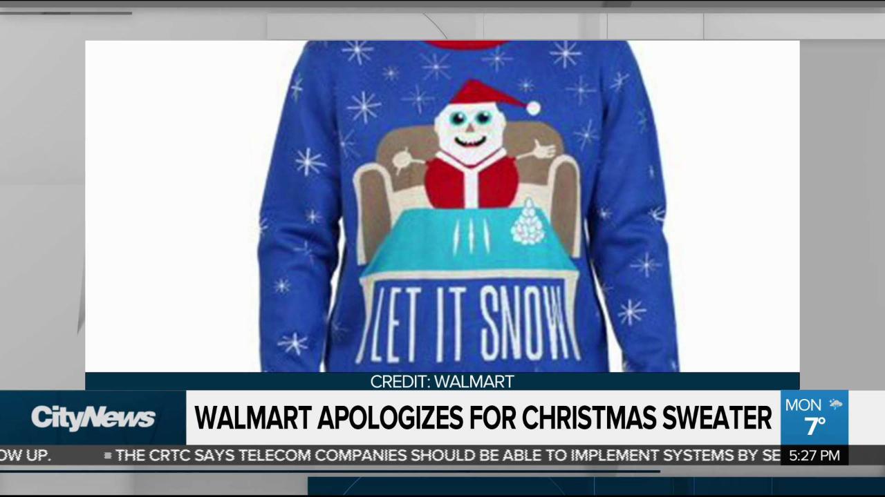 walmart frosty the snowman sweater