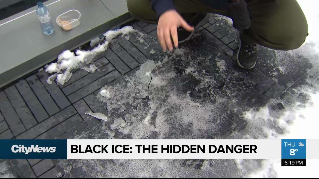 Black ice: The hidden danger