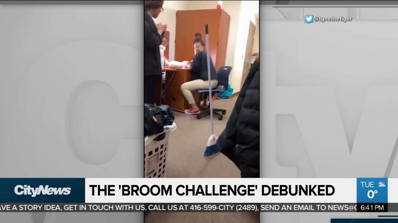 The 'broom challenge' debunked