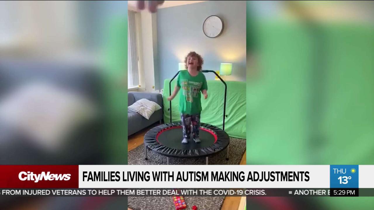 Families living with autism making adjustments amid COVID-19 pandemic