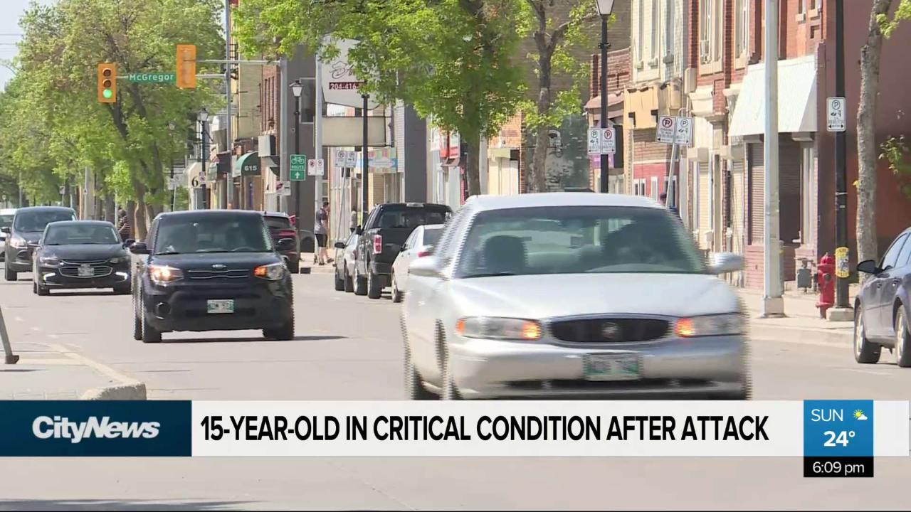 15 year old boy in critical condition after attack