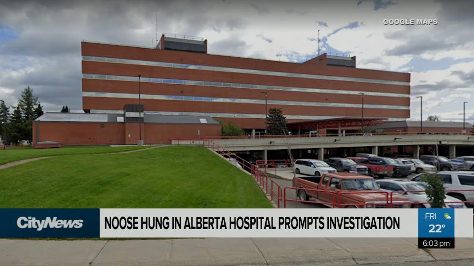 Noose hung up in Alberta hospital prompts investigation