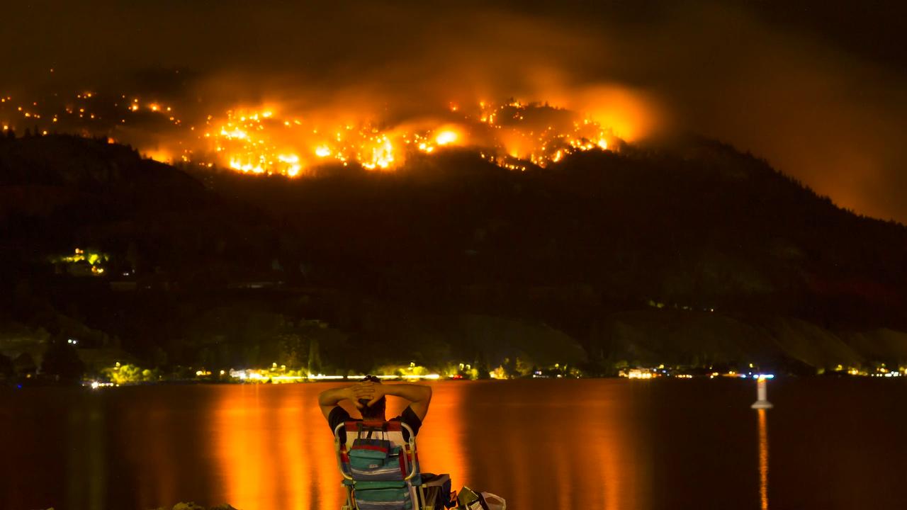 Scenes From Wildfires Burning Near Penticton B C
