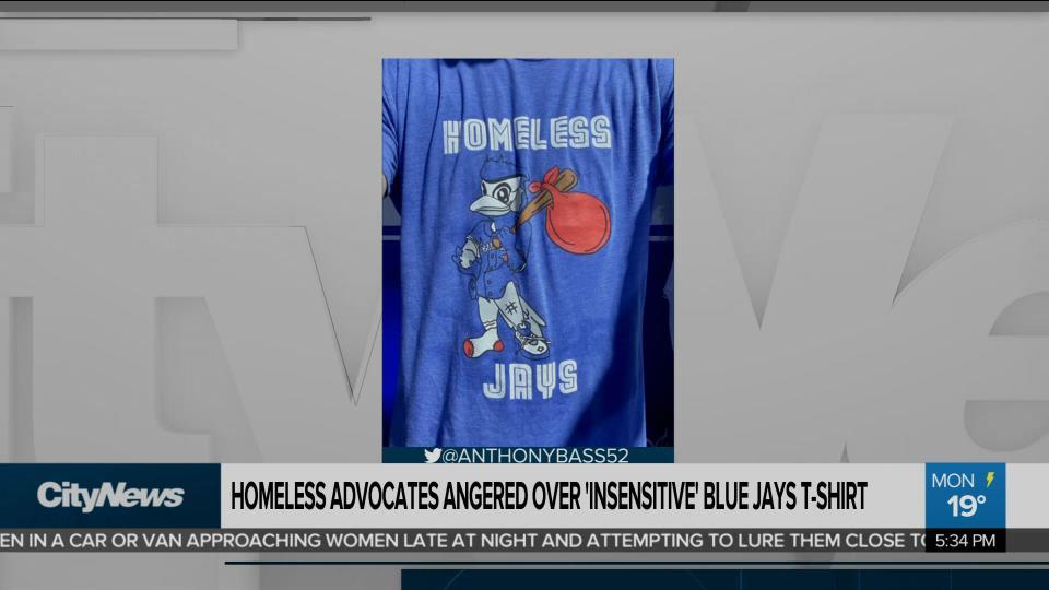 Toronto Blue Jays Apologize For Offensive 'Homeless Jays' T-Shirts - Narcity