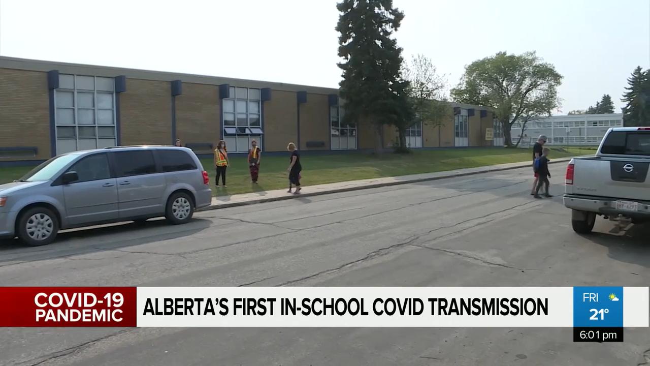 Edmonton School First In Alberta For In School Covid Transmission