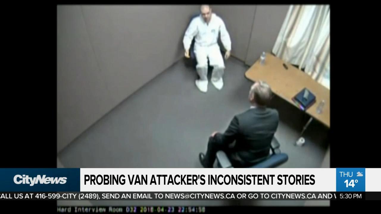 Prosecution finds inconsistencies in van attacker’s motivations