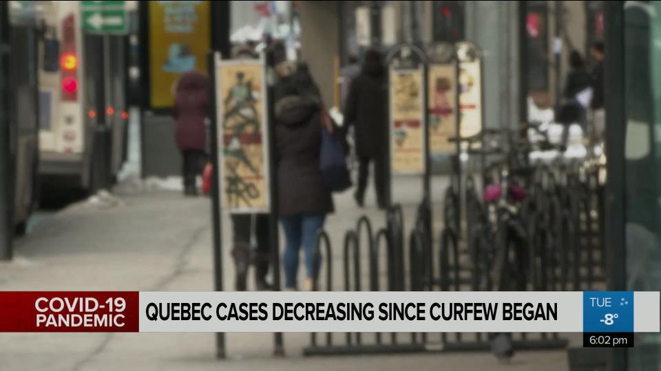 Quebec COVID-19 cases decrease since curfew - Video - CityNews Montreal